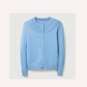 BODEN ABERCORN SCALLOP CARDIGAN — please view pictures and read description.